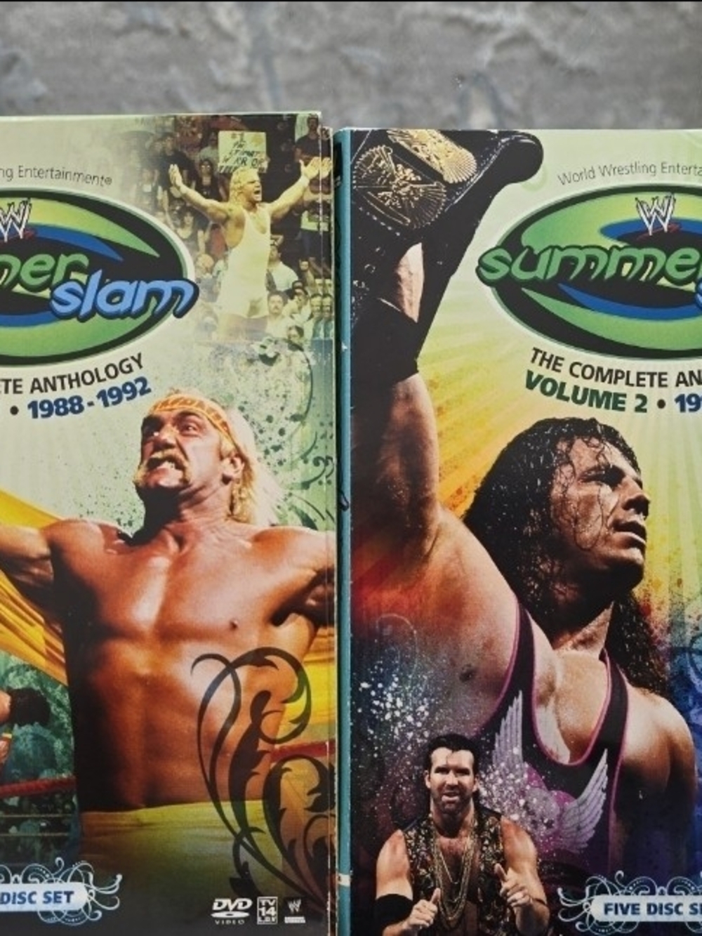 Vintage WWE Summar Slam The Complete Anthology 1, 2, 3, 4